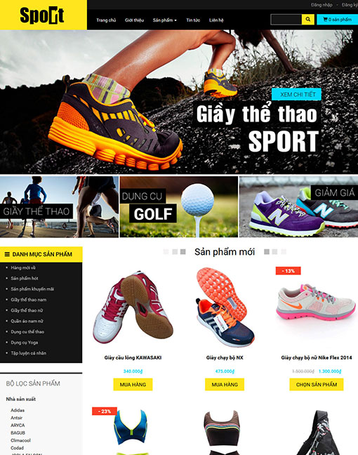 Sport shop