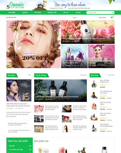 Oganic Theme